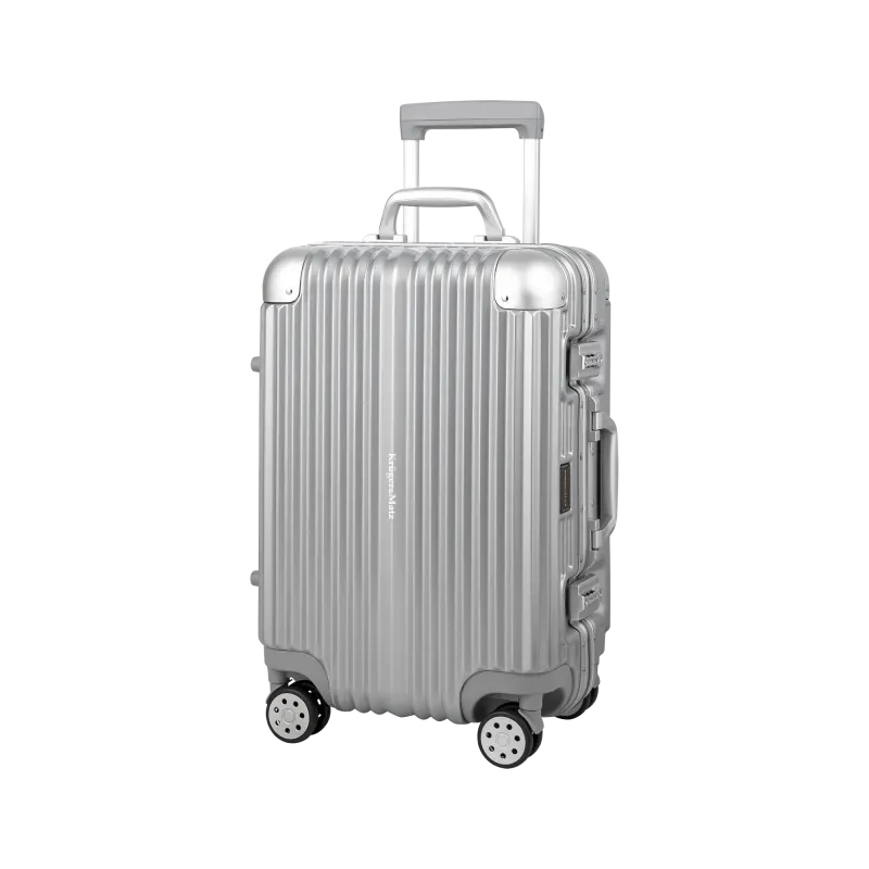 Kabinowa walizka na kółkach Kruger&Matz srebrna Kabinowa walizka na kółkach Kruger&Matz srebrna