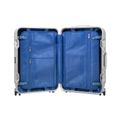 Kabinowa walizka na kółkach Kruger&Matz srebrna