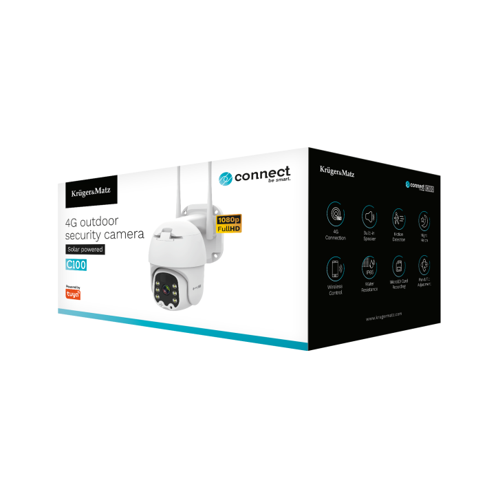 Kamera 4G zewnętrzna Kruger&Matz Connect C100 Solar Kamera 4G zewnętrzna Kruger&Matz Connect C100 Solar