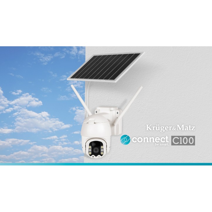 Kamera 4G zewnętrzna Kruger&Matz Connect C100 Solar Kamera 4G zewnętrzna Kruger&Matz Connect C100 Solar