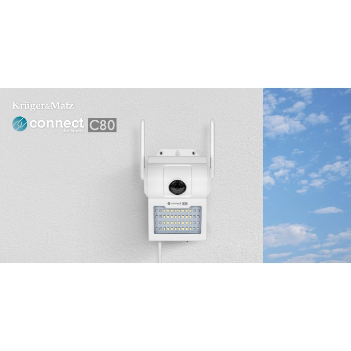 Kamera Wi-Fi zewnętrzna Kruger&Matz Connect C80 Tuya Kamera Wi-Fi zewnętrzna Kruger&Matz Connect C80 Tuya