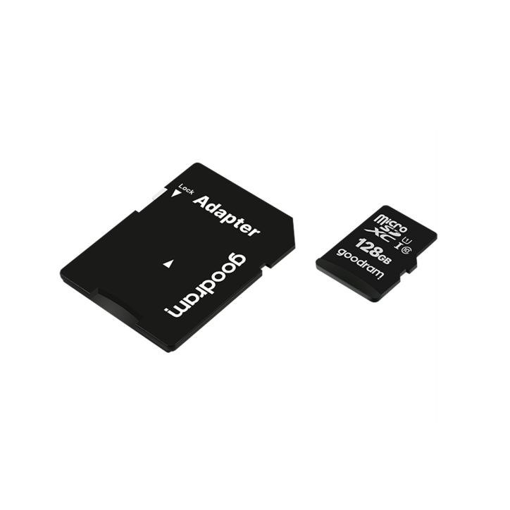 Karta pamięci microSD 128GB UHS-I Goodram z adapterem Karta pamięci microSD 128GB UHS-I Goodram z adapterem