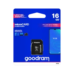 Karta pamięci microSD 16GB UHS-I Goodram z adapterem