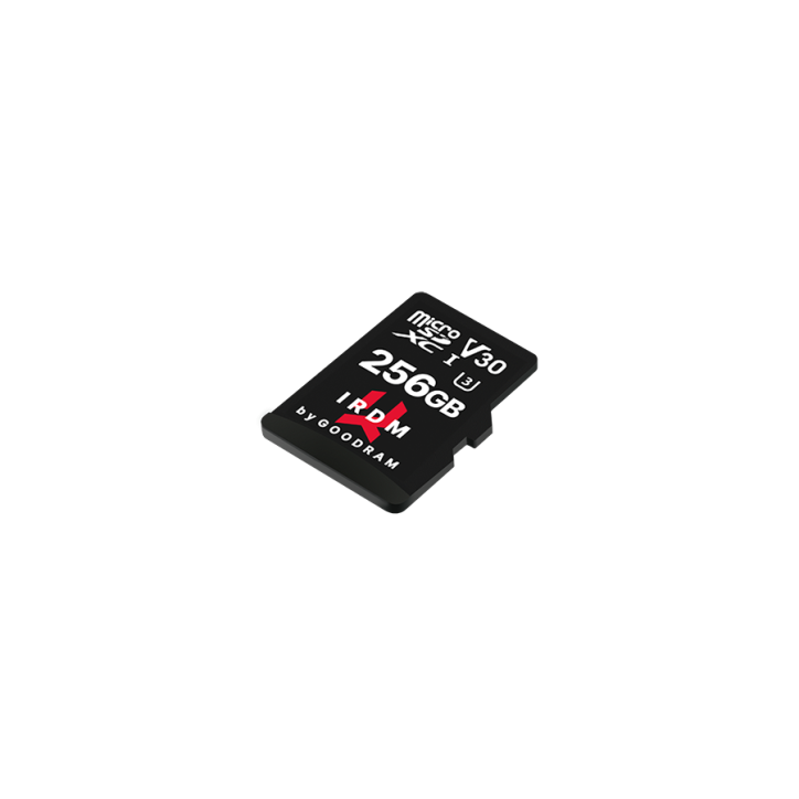 Karta pamięci microSD 256 GB UHS-I U3 Goodram z adapterem Karta pamięci microSD 256 GB UHS-I U3 Goodram z adapterem