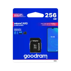Karta pamięci microSD 256GB UHS-I Goodram z adapterem