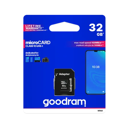 Karta pamięci microSD 32GB UHS-I Goodram z adapterem