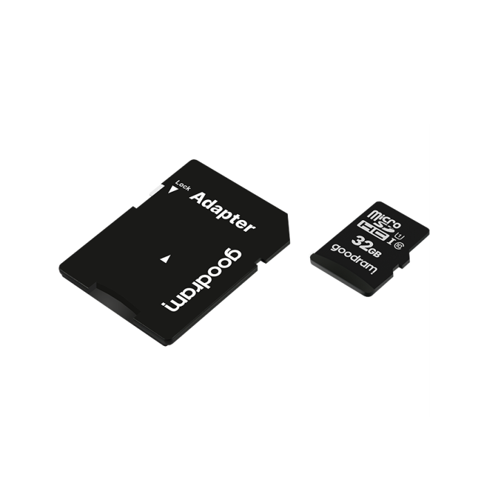 Karta pamięci microSD 32GB UHS-I Goodram z adapterem Karta pamięci microSD 32GB UHS-I Goodram z adapterem
