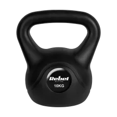 Kettlebell bitumiczny 10kg, REBEL ACTIVE