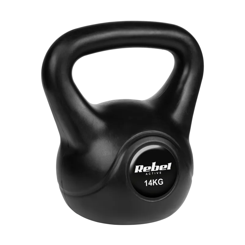 Kettlebell bitumiczny 14 kg REBEL ACTIVE Kettlebell bitumiczny 14 kg REBEL ACTIVE