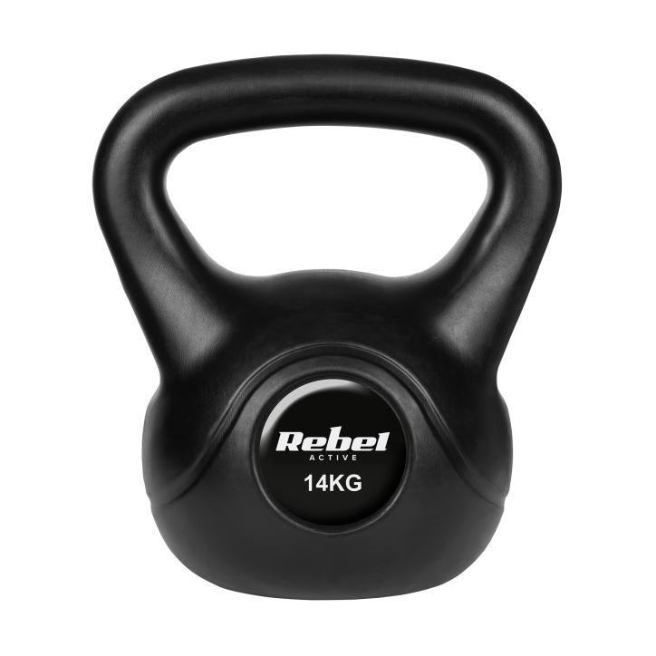 Kettlebell bitumiczny 14 kg REBEL ACTIVE Kettlebell bitumiczny 14 kg REBEL ACTIVE