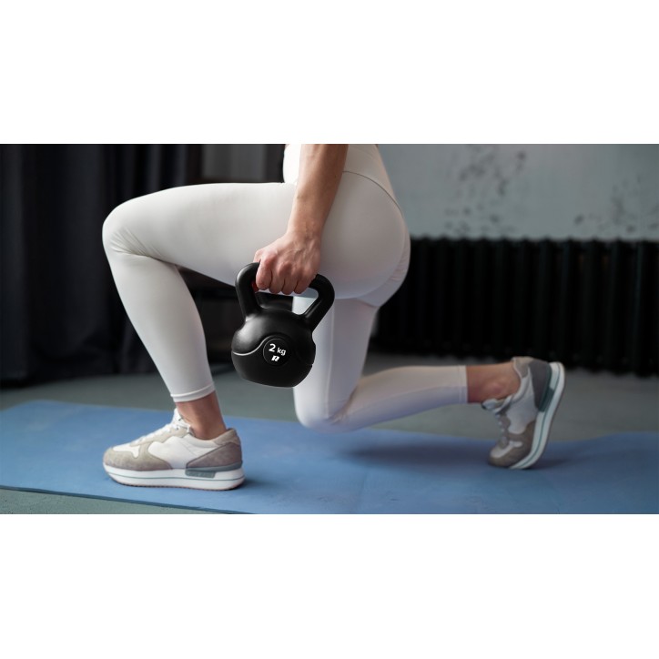 Kettlebell bitumiczny 14 kg REBEL ACTIVE Kettlebell bitumiczny 14 kg REBEL ACTIVE