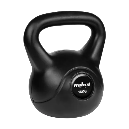 Kettlebell bitumiczny 16 kg REBEL ACTIVE