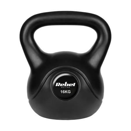 Kettlebell bitumiczny 16 kg REBEL ACTIVE