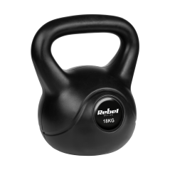 Kettlebell bitumiczny 18 kg REBEL ACTIVE