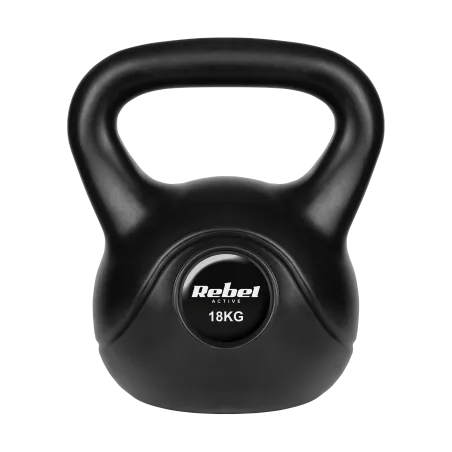 Kettlebell bitumiczny 18 kg REBEL ACTIVE