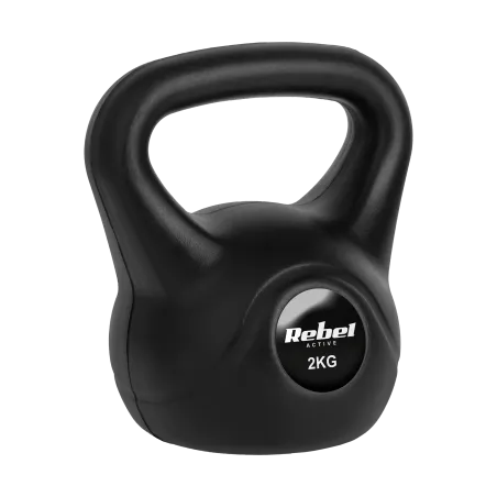 Kettlebell bitumiczny 2 kg REBEL ACTIVE