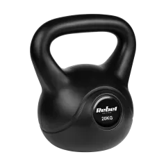 Kettlebell bitumiczny 20 kg REBEL ACTIVE