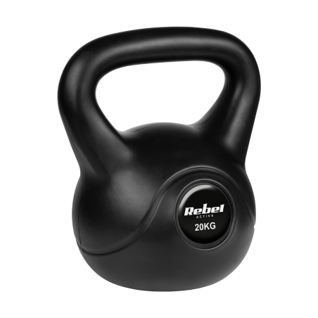 Kettlebell bitumiczny 20 kg REBEL ACTIVE