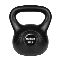 Kettlebell bitumiczny 20 kg REBEL ACTIVE