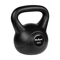 Kettlebell bitumiczny 24 kg REBEL ACTIVE