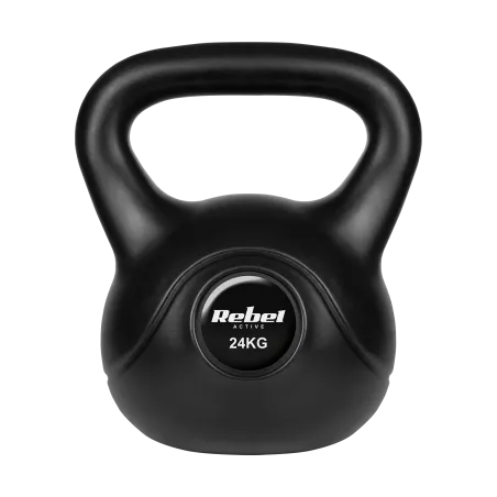 Kettlebell bitumiczny 24 kg REBEL ACTIVE