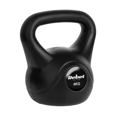 Kettlebell bitumiczny 4 kg REBEL ACTIVE