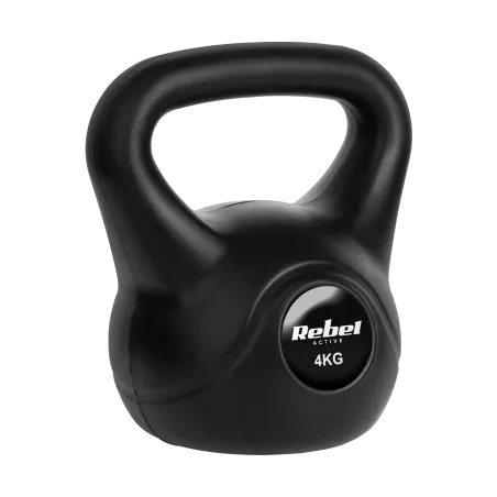 Kettlebell bitumiczny 4 kg REBEL ACTIVE