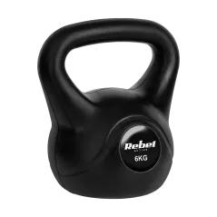 Kettlebell bitumiczny 6 kg REBEL ACTIVE