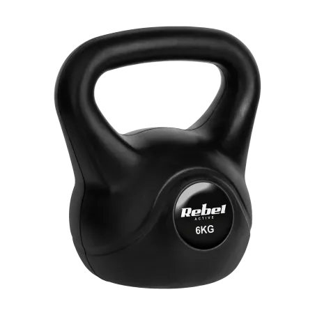 Kettlebell bitumiczny 6 kg REBEL ACTIVE