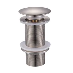 Korek klik-klak duży nablatowy stal szczotkowana Duro