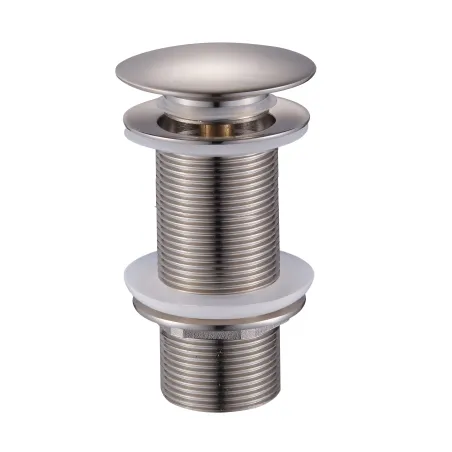 Korek klik-klak duży nablatowy stal szczotkowana Duro