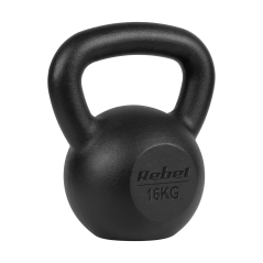 Kettlebell żeliwny 14kg, REBEL ACTIVE