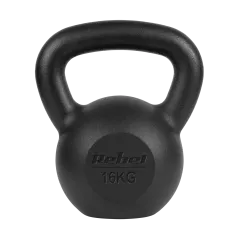 Kettlebell żeliwny 16kg, REBEL ACTIVE