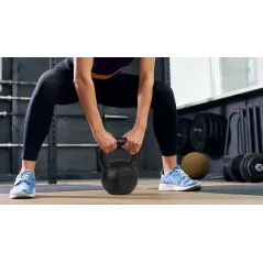 Kettlebell żeliwny 16kg, REBEL ACTIVE