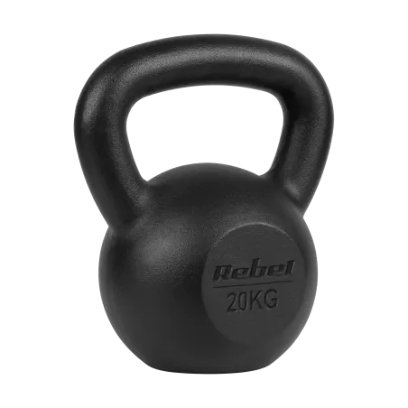 Kettlebell żeliwny 20kg, REBEL ACTIVE