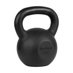 Kettlebell żeliwny 30kg, REBEL ACTIVE