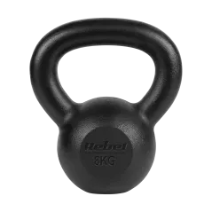 Kettlebell żeliwny 8kg, REBEL ACTIVE