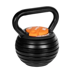 Kettlebell żeliwny automatyczny regulowany 18 kg REBEL ACTIVE