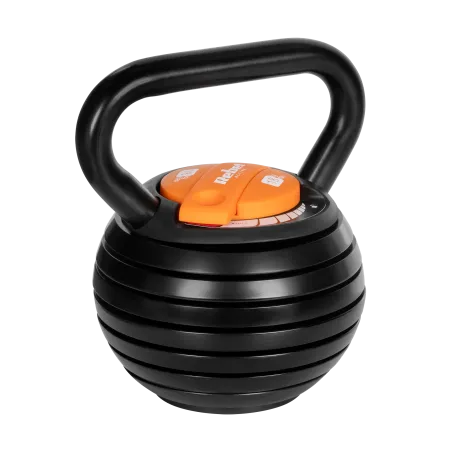 Kettlebell żeliwny automatyczny regulowany 18 kg REBEL ACTIVE