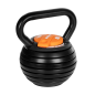 Kettlebell żeliwny automatyczny regulowany 18kg, REBEL ACTIVE