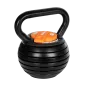 Kettlebell żeliwny automatyczny regulowany 18 kg REBEL ACTIVE Kettlebell żeliwny automatyczny regulowany 18 kg REBEL ACTIVE