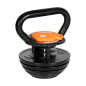 Kettlebell żeliwny automatyczny regulowany 18kg, REBEL ACTIVE