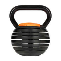 Kettlebell żeliwny automatyczny regulowany 18kg, REBEL ACTIVE