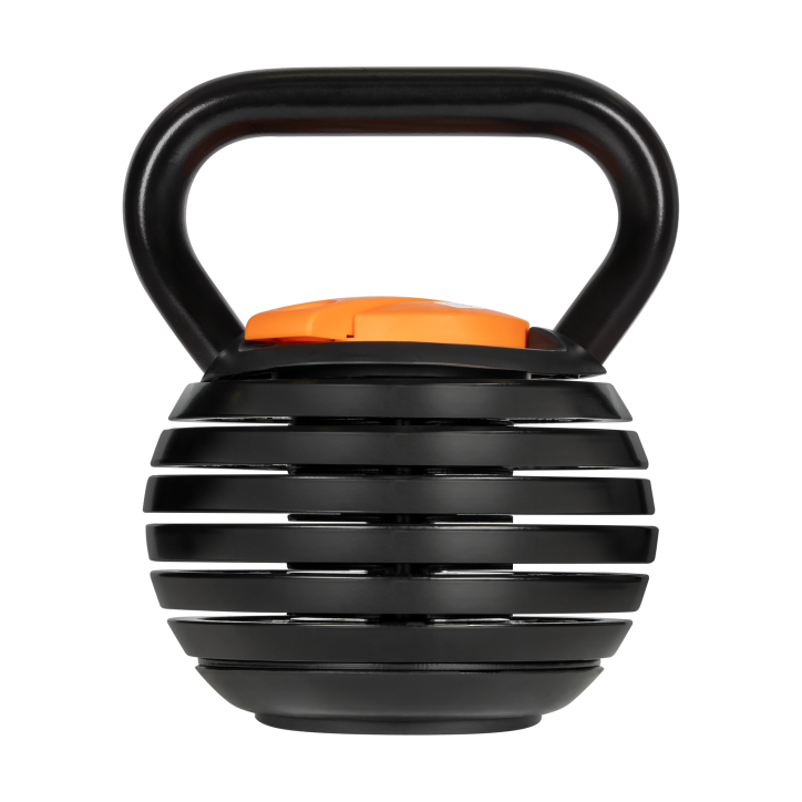 Kettlebell żeliwny automatyczny regulowany 18kg, REBEL ACTIVE