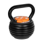 Kettlebell żeliwny automatyczny regulowany 9kg, REBEL ACTIVE Kettlebell żeliwny automatyczny regulowany 9kg, REBEL ACTIVE