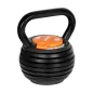 Kettlebell żeliwny automatyczny regulowany 9kg, REBEL ACTIVE Kettlebell żeliwny automatyczny regulowany 9kg, REBEL ACTIVE