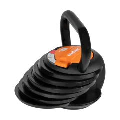 Kettlebell żeliwny automatyczny regulowany 9kg, REBEL ACTIVE