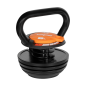 Kettlebell żeliwny automatyczny regulowany 9kg, REBEL ACTIVE Kettlebell żeliwny automatyczny regulowany 9kg, REBEL ACTIVE