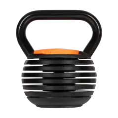 Kettlebell żeliwny automatyczny regulowany 9kg, REBEL ACTIVE