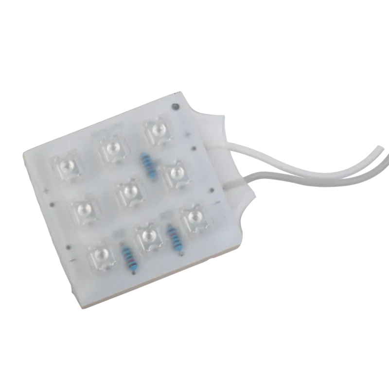 Klaster diodowy 9FLUX w osłonie plastikowej ( zielony)